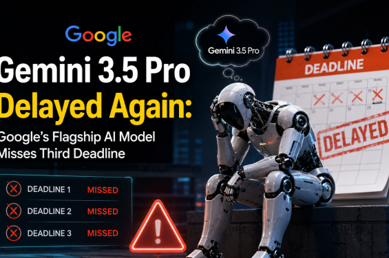 Gemini 3.5 Pro Delayed Again: Google's Flagship AI Model Misses Third Deadline
