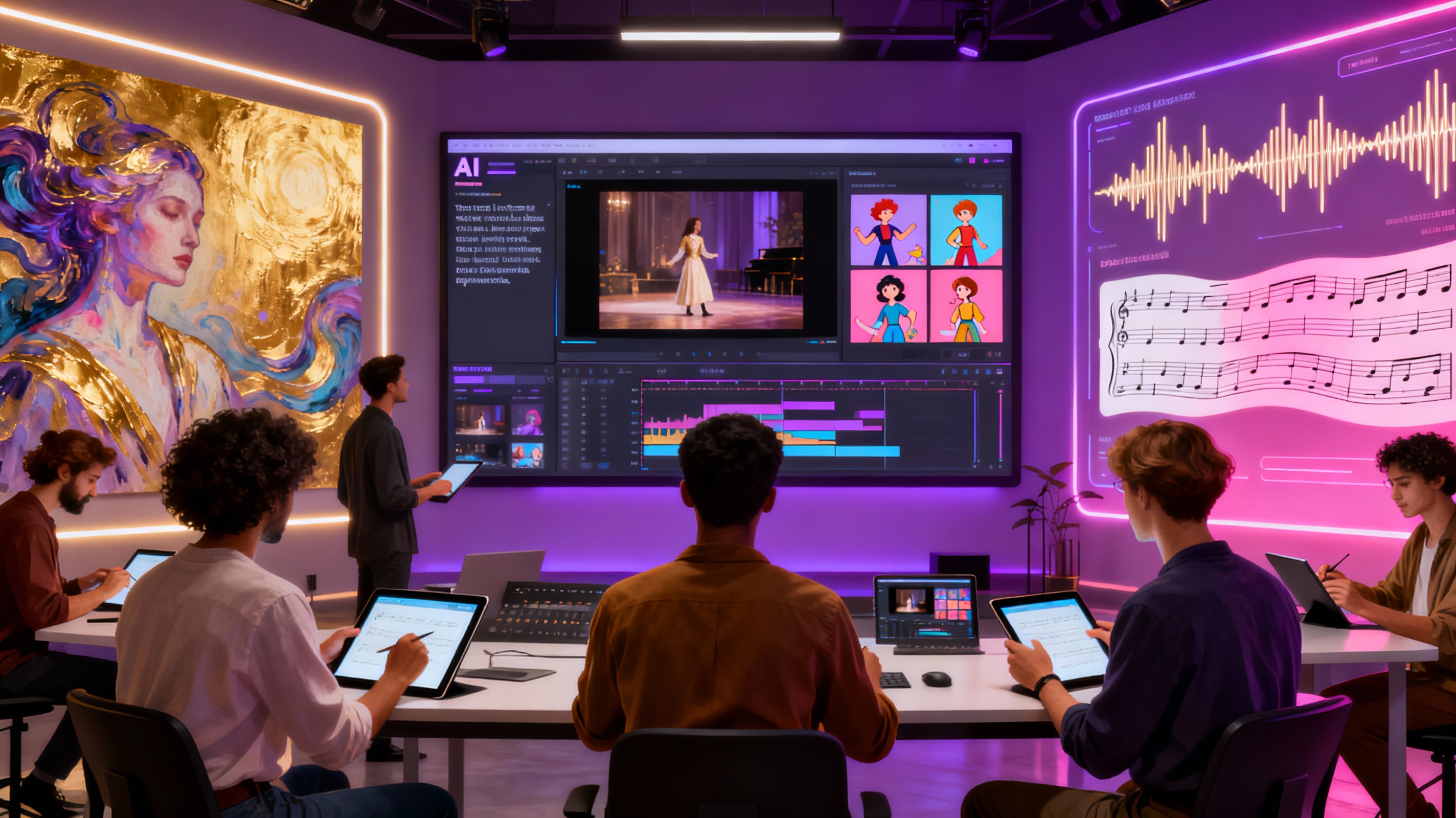 AI in Creative Industries - Art, Music, and Content Creation - Featured Tech Article